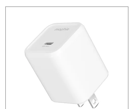 Sạc mophie 45W USB-C GaN màu trắng